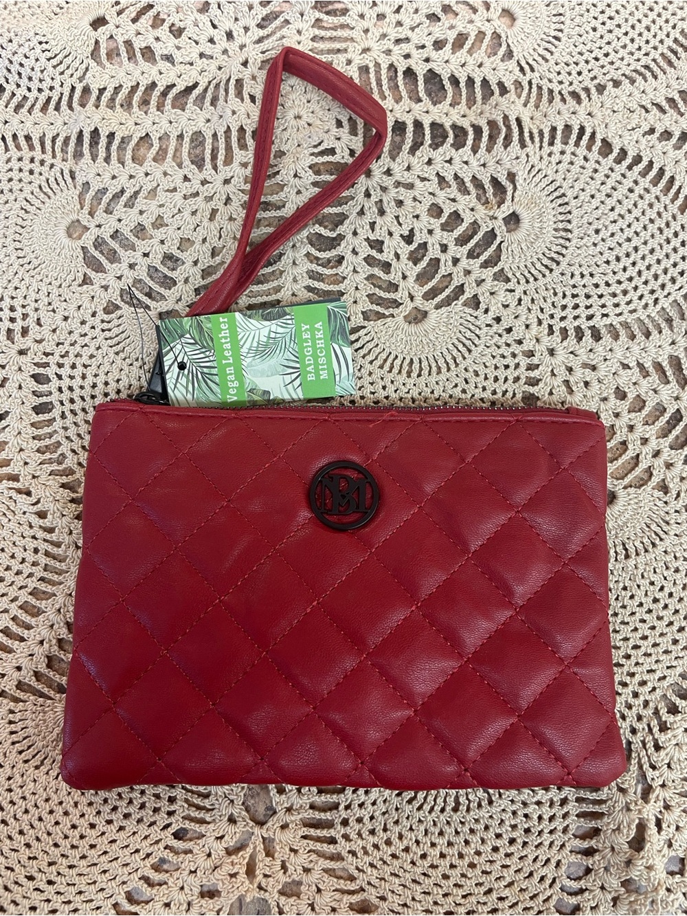 Badgley Moschka wristlet NWT